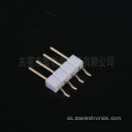 2,54 mm 4p connector de pin blanc blanc